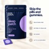 Parches para dormir para adultos, sin melatonina, magnesio, 30 parches