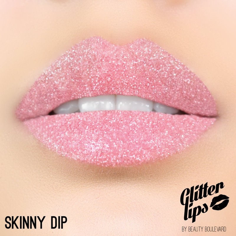 BEAUTYBLVD Glitter Lips, Cruelty Free Lip Kit - Skinny Dip