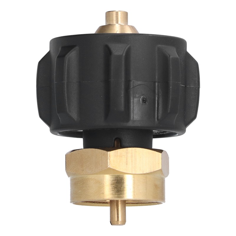 Refill Adapter 1/4in Tank Cylinder Coupler Gas Propane Regulator Valve