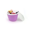 Gedy - PORTE JEUX POUR BAIGNOIRE BLANC LILA - Gedy