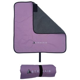 Waterproof Changing Mat for Outdoor Changing. Compact, Soft and Water Resistant Change Mat with Carry Strap for Water Sports and Outdoor Activities. 60CM x 60CM (Lilac)