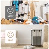 150L Large Laundry Basket with Wheels, Rolling Laundry Hamper with