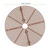 TAICHEUT 8 Pcs Plant Pot Grid, 11.8 inch Brown Plant