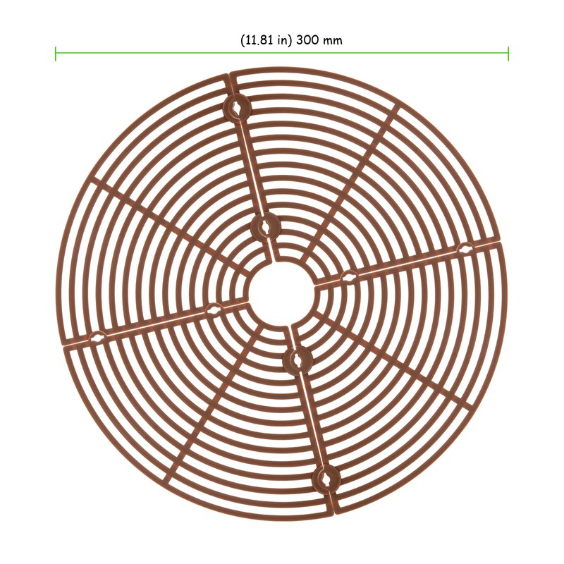 TAICHEUT 8 Pcs Plant Pot Grid, 11.8 inch Brown Plant