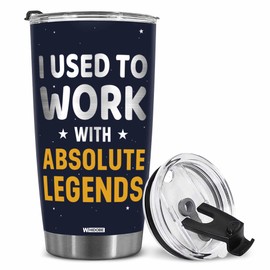 WHIDOBE Gift For Leaving Coworker - I Used To Work With Absolute Legend - Coworker Retirement - Leaving Gifts for Men, Boss, Colleague - Going Away, Farewell, Leaving Job, Goodbye Workplace Gifts