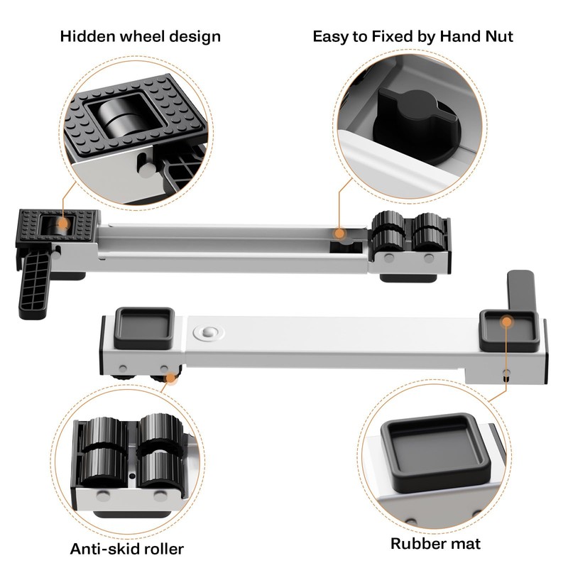 Appliance Rollers Heavy Duty,Newest Extendable Appliance Sliders,Liftable Washing Machine Base,Easily