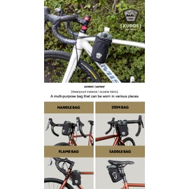GORIX Bike Front Bag Cycling Handlebar Frame Bag Stem Waterproof Road Mountain Bicycle (kudos)