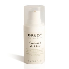 Brudy Cosmetics - Eye Contour mit DHA | Antioxidative und Anti-Aging-Wirkung | Reduziert Falten, Augenringe, Schwellungen und feine Linien | Kein fettiges Gefühl | Vegan und grausam frei | 15 ml