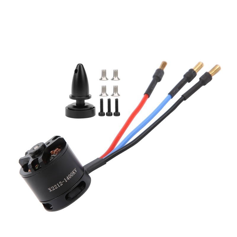 2212 1400KV Metal Brushless Motor for FixedWing RC Airplane Racing