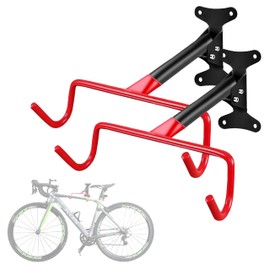 Etoolia 4 Pack Heavy Duty Garage Bike Storage and Utility Hooks-Bike Hooks for Garage Wall and Ceiling-Garage Hooks for Hanging Bicycle,Hose,Cords,and Garden Tools(4X Screw-in)