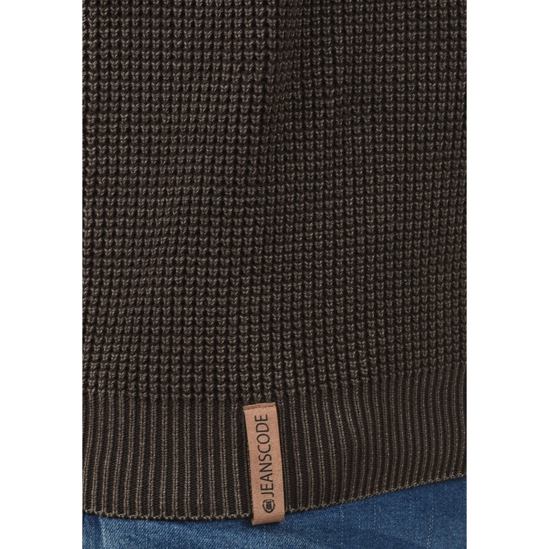 Indicode Men’s Rockford Chunky Knit Pullover Jumper with Crew Neck