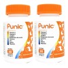 2 Vitaminas Punic 30 Capsulas Vitaminas E D Mineral Zinc