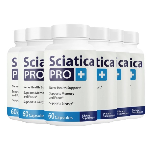 Unbranded (6 Pack) Sciatica Pro+ Pills for Nerve Health, Sciatica
