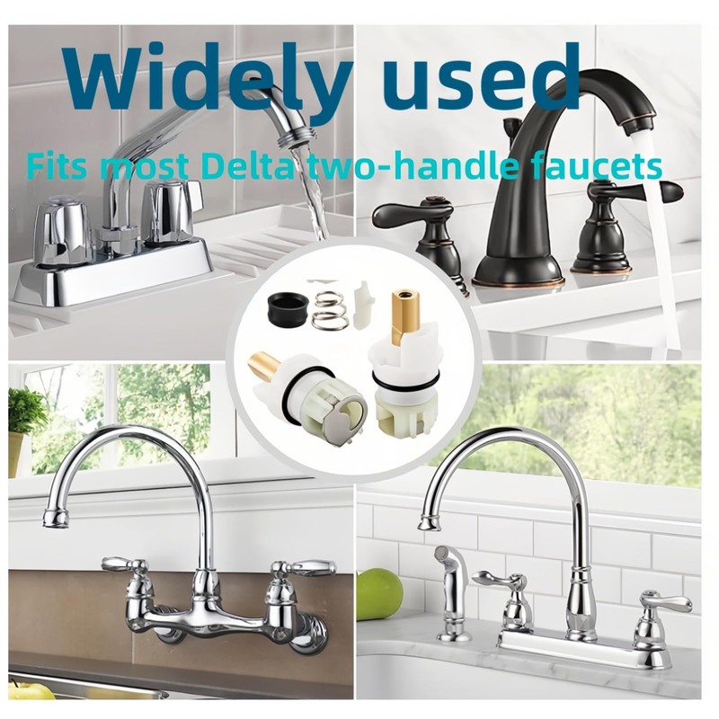 RP25513 faucet stem assembly Replacement Kit,for Delta two handle Faucet