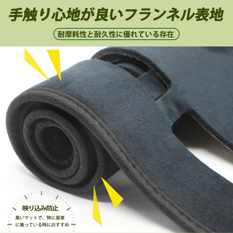 Kasinfly Dedicated for Every Van Dashboard Mat, Anti-Reflective, Non-Slip, for