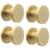 Brass Round Shower Body Spray Jets 4 Pack, HOMEDEC Spa