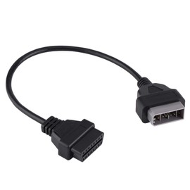 Fydun 16-poliges zu 14-poligem 2-Kabel, Diagnose 16-poliges Famale-zu-14-poliges Adapterkabel-Scanner-Verlängerungskabel für, Codeleser und Scan-Tools