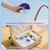5 Pack Disposable Bath Towels, Large Compressed towel Tablets Disposable