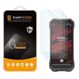 Supershieldz (3 Pack) Designed for Kyocera Duraforce Ultra 5G UW Tempered Glass Screen Protector, Anti Scratch, Bubble Free