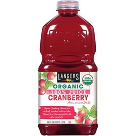 Langers 100% Organic Juice, Cranberry, 64 Ounce (Pack of 8)