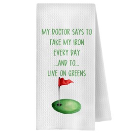 OVAcational Funny Golf Gifts Kitchen Towels, Gifts for Golf Lovers Hand Towels for Bathroom, Golfers Gift for Women Men Dish Tea Towel for Kitchen, 16x24 Inch