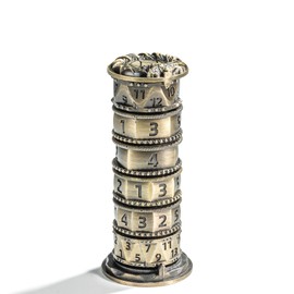 AONTESS 7-in-1 DND Dice, Metal D&D Dice Mechanical Dice D20, Role Playing Tabletop Games Dungeons and Dragons, MTG, RPG, D4, D6, D8, D10, D12, Dice Tower for Game Lovers with Gift Box