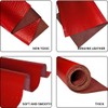 Real Leather Sheets | RED-Crocodile Embossed | 6'' X 12''