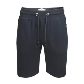 Xact Men's Sweat Jogger Shorts, Soft Feel, Zip Pockets, Regular Fit (Sky Captain Navy) S