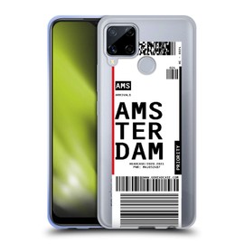 Head Case Designs Amsterdam Kofferanhänger 2 Soft Gel Handyhülle Hülle kompatibel mit Realme C15