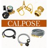 CALPOSE 1/4” RV Propane Quick Connect Y Splitter Adapter for