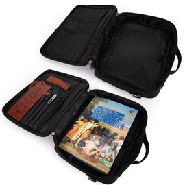 Montana West Bible Covers for Women Men with Leather Bookmark Carrying Book Case Church Bag Bible Protective with Zippered Pocket MWC-126ABK