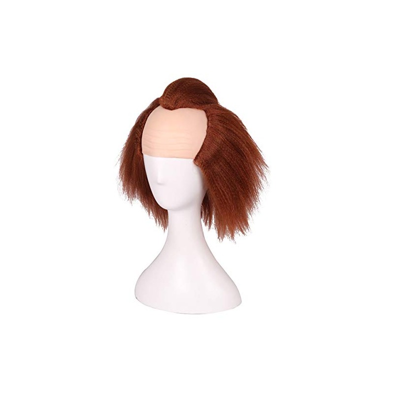 Peluca calva prestilizada para niños para Halloween y cosplay