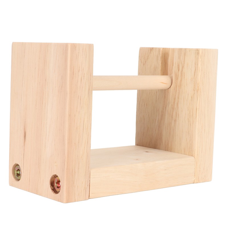 Wooden Yarn Holder 5.1in Long Sturdy Smoothing Rotatable Easy Assembly