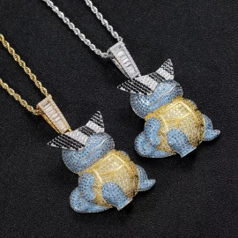 Alien Technology Collar Squirtle Pokemón Anime Fantasía Joyería Cadena Regalo