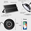 Malitupy Solar Pendant Lights Indoor Outdoor 2 Pack, Daytime Dimmable