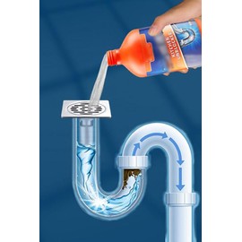 Pipeline Dredging Agent-Kitchen Unblocker, Powerful Pipe Dredge Agent, Homebbc Pipe Cleaner, Sink Drain Cleaner for Kitchen Toilet Pipeline Cleaning Tool (1)