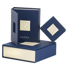 PEORA Stainless Steel Tribal Cross Pendant for Men with Black Enamel, Unique Two-Tone Design with Stainless Steel Ball Chain