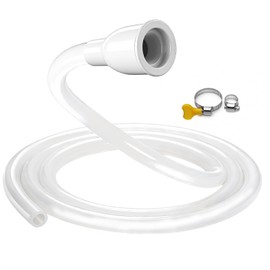 4.9FT Faucet Hose Attachment for Sink & Large Humidifiers,with Adjustable Faucet Connector,Hose Clamp & Adjustment Ring,Portable Water Fill Accessories for Sink,Bucket,Outdoor Clean