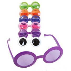 KarnevalsTeufel.de Cool Glasses Assorted Colours (Green)