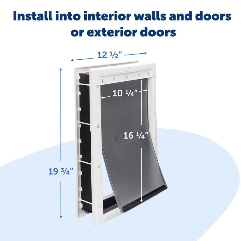 PetSafe Never Rust Plastic Doggie Door for Install in Interior