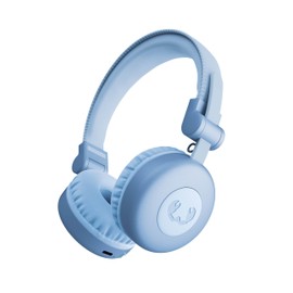 Fresh 'n Rebel Code Core Bluetooth Headphones On-Ear Wireless 30 Hours Playtime with Microphone and Voice Assistant, Volume Control and Play/Pause Buttons, Foldable (Vivid Blue)