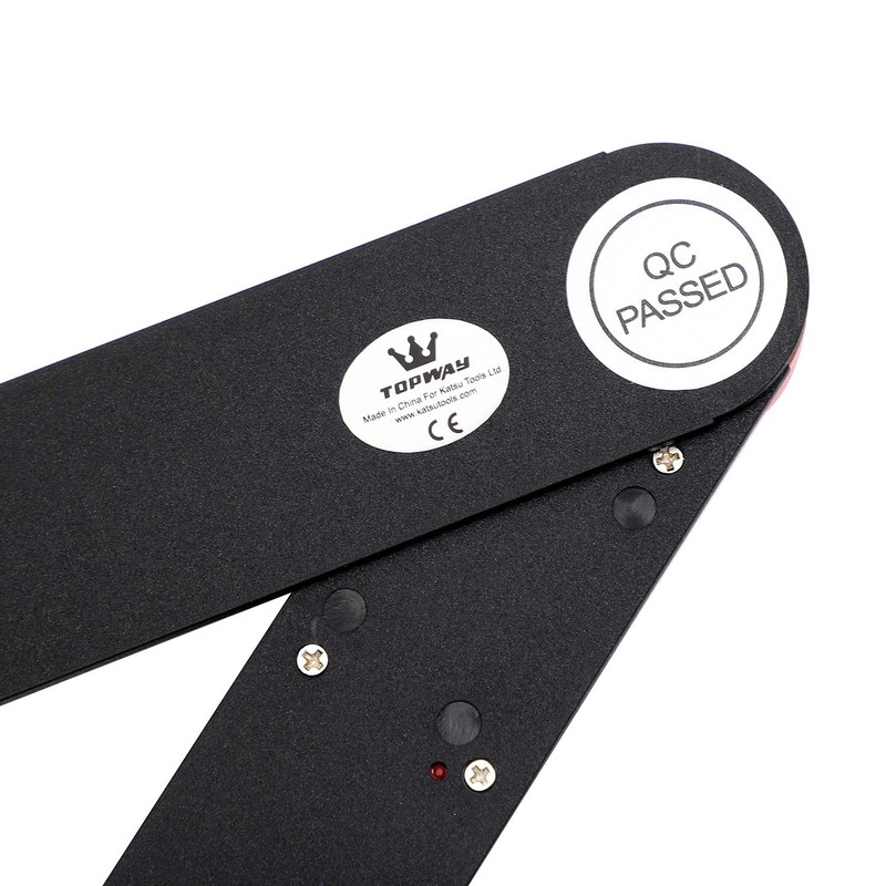 TOPWAY Digital Angle Finder 8 Inch 200mm, Carbon Fibre 0-360°
