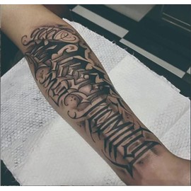 DQFART HELL YEP Real Juice Ink Tattoos: Waterproof, Health-Safe, and Long-Lasting Style - Specification: SET C