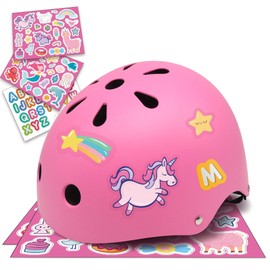 Toddler Helmet 2-4 Years Kids Helmets - Toddler Bike Helmet 3-5 5-8 for Skateboard Roller-Skating Bicycle I Boys Girls Baby Infant Child Ages Year Old Unicron (Pink, Girls in Wonderland)