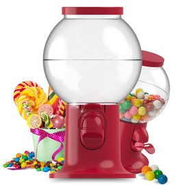 Uakeii Candy Vending Machine as Candy Bar Accessory - Sweet Box Gift Idea - Snack Dispenser for Children and Adults - Ideal as a Snack Stadium at Home or in the Office - Gift for Christmas - Red