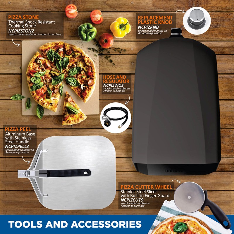 NutriChef Nonstick Pizza Peel - 16" x 12" Aluminum Pizza