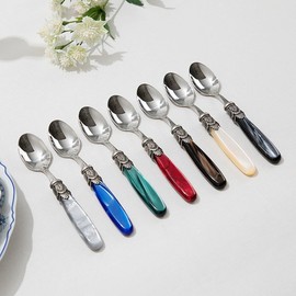 D&amp;D Roma Coffee Spoon Choose 1, Brown Pearl R566 / 디앤디  로마 커피스푼 택1, 브라운펄 R566