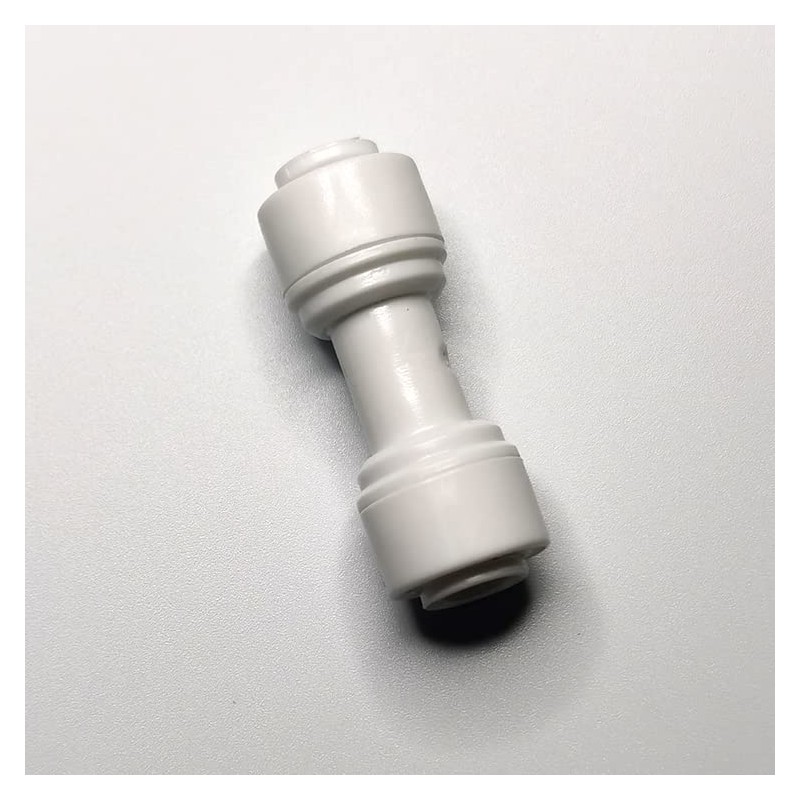 Malida 1/4" OD to 1/4" OD push fit straight union