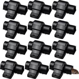 Qualirey 12 Pcs Rat Traps Extra Large Dual Entry Rat and Chipmunk Traps Covered Tunnel Snap Trap Heavy Duty for Indoor Outdoor Garden Basement Yard Rats Mice Chipmunks Quick Reusable and Set Up