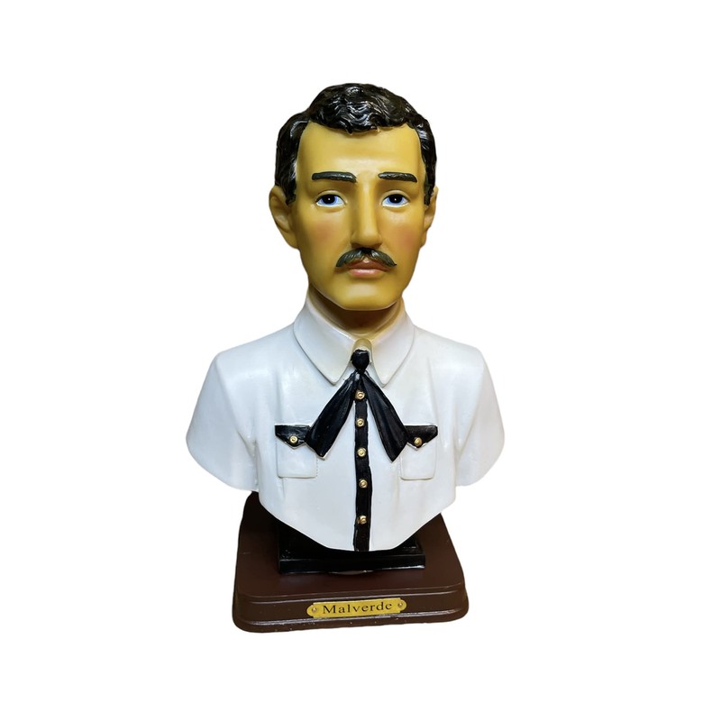 8 inch Busto de Estatua de Jesús Malverde Sinaloa Figura